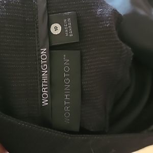 Black Worthington Dress Pants